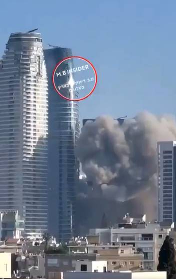 İran'ın füze yağdırdığı Tel Aviv'in son görüntüleri ortaya çıktı 8
